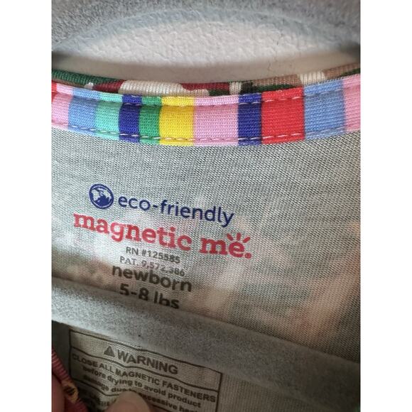 Magnetic Me Modal Christmas Footie Sz Newborn Months NWT - Picture 7 of 13